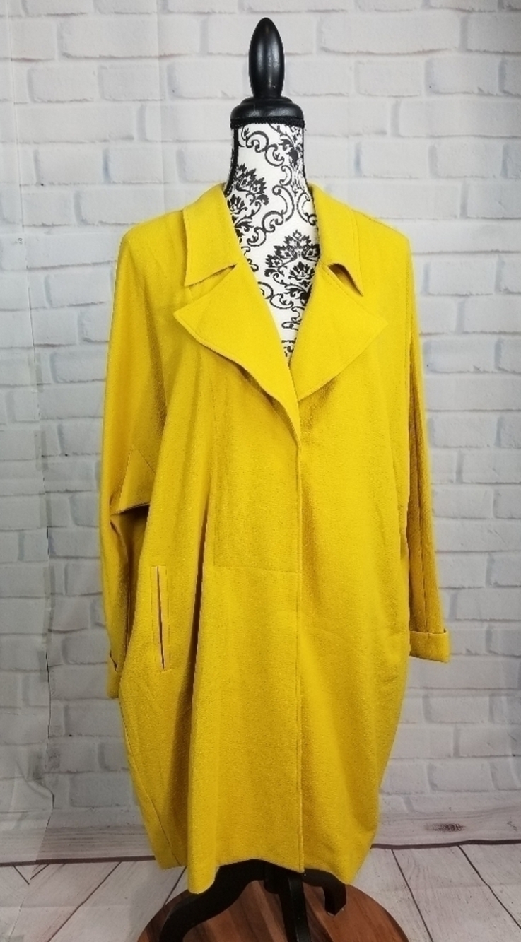 Grace Elements women's size xl snap front long sleeve jacket pockets b8
